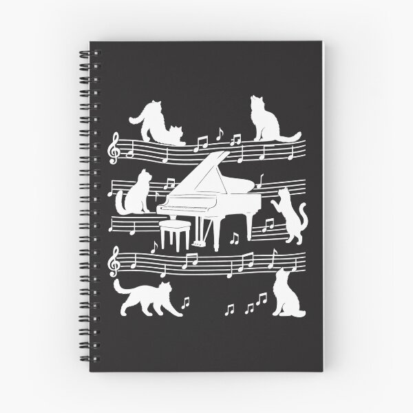 Item preview, Pianist Cats Playing Grand Piano - Perfect Gift for Cat and Piano Lovers designed and sold by JessElle05.