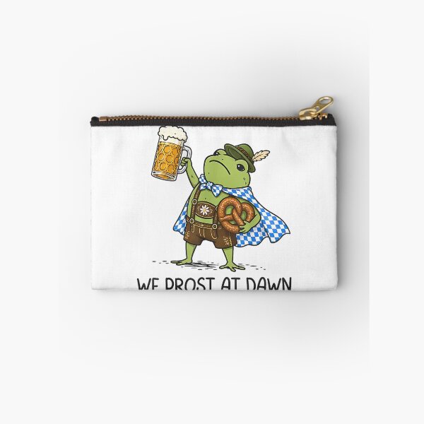 Item preview, We Prost At Dawn Frog Beer Pretzel Funny Oktoberfest Party designed and sold by SuziLope.