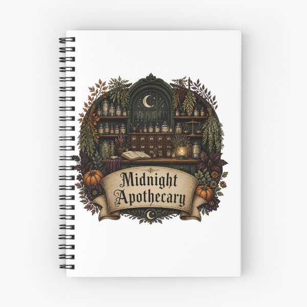 Item preview, Midnight Apothecary Shelves of Botanical Remedies designed and sold by RoyesButler.