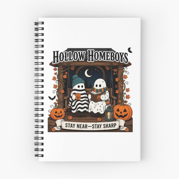 Item preview, Hollow Homeboys Cute Ghost Friends Cozy Halloween designed and sold by FestivityFinds.