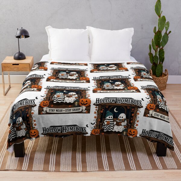 Item preview, Hollow Homeboys Cute Ghost Friends Cozy Halloween designed and sold by FestivityFinds.