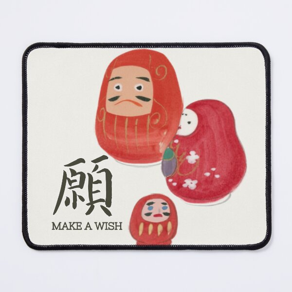 Item preview, Make a Wish - Cute Japanese Daruma & Hime Lucky Sticker designed and sold by NippoKappo.