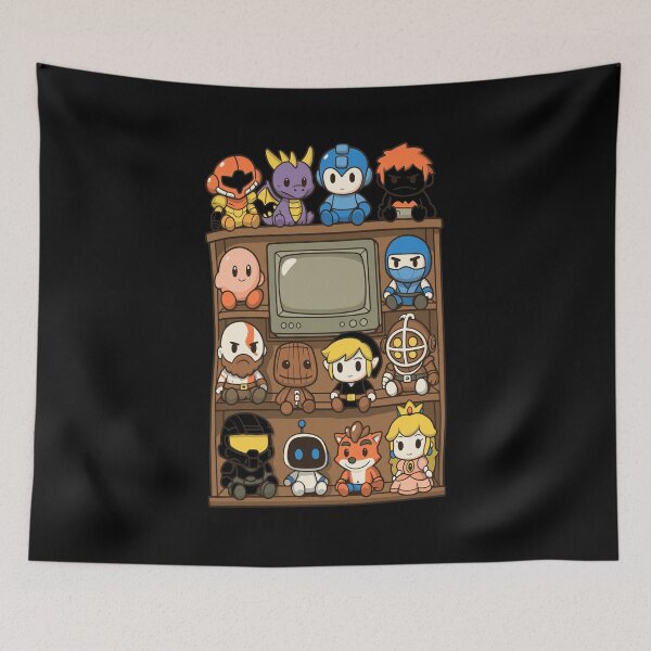 Item preview, Video Game Plush Toy Shelf Display designed and sold by Kristaeeneycvb.