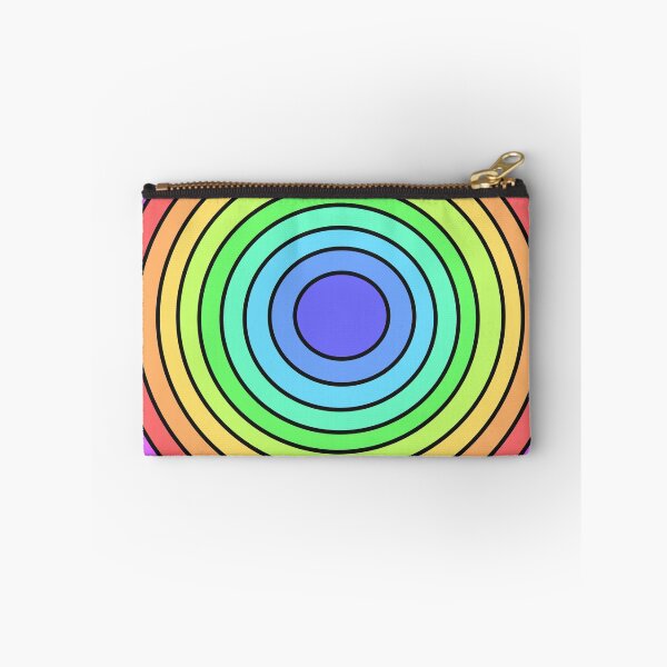 Item preview, Colorful Rainbow Concentric Circles Abstract Art designed and sold by ubborn.
