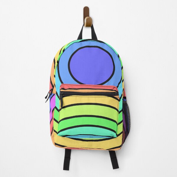 Item preview, Colorful Rainbow Concentric Circles Abstract Art designed and sold by ubborn.
