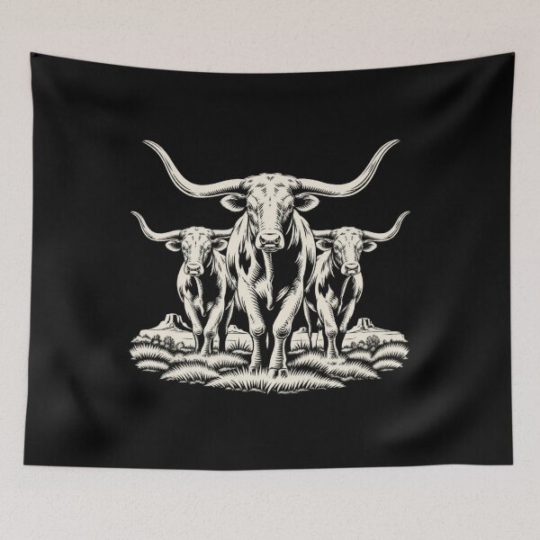 Item preview, Vintage Texas Longhorn Bull Graphic designed and sold by JonelCrafts.