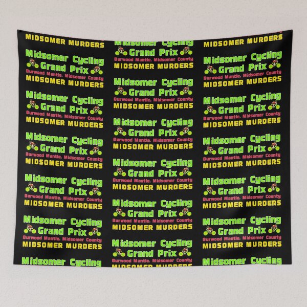 Item preview, Midsomer Cycling Grand Prix (on Black) designed and sold by PawsitiveMum3.