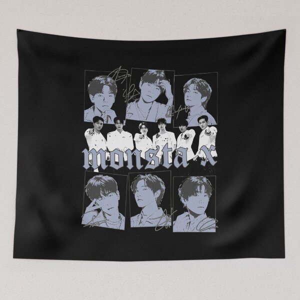 Item preview, Vintage Monsta X K-pop Idol Group Collage  designed and sold by LisaMcgu770729.