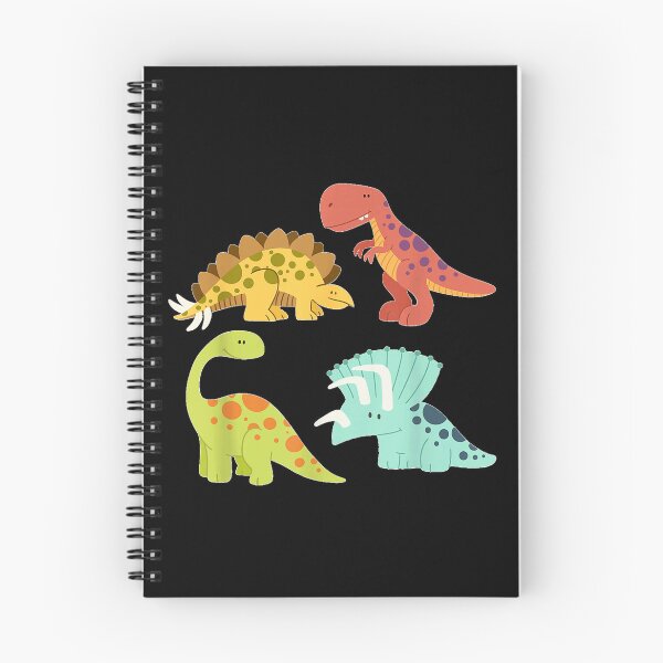 Item preview, Cute Cartoon Dinosaurs Funny 4 Dino Kawaii Illustration designed and sold by SuziLope.