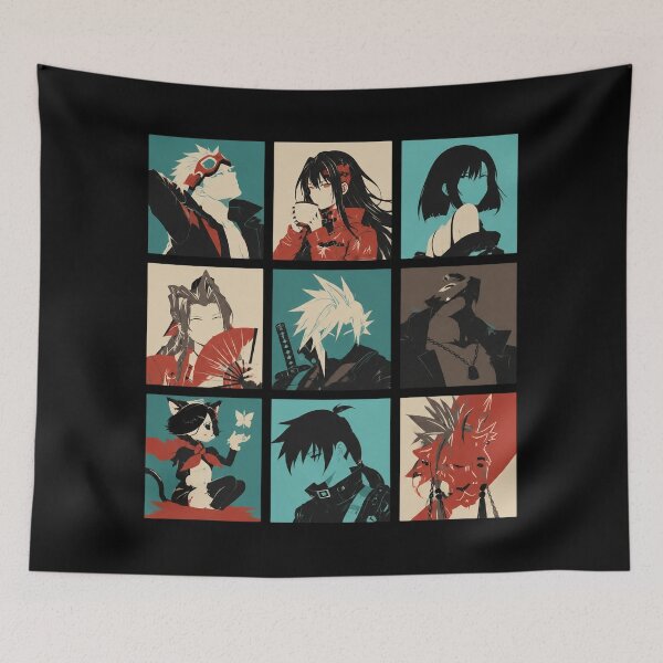 Item preview, Final Fantasy VII Collage designed and sold by cjanie93jo.
