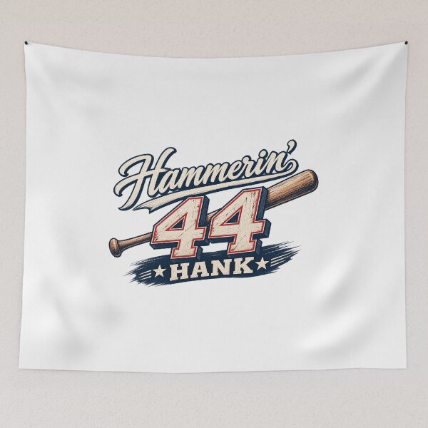 Item preview, Hammerin' Hank Retro 44 Vintage designed and sold by JessicaRHolland.