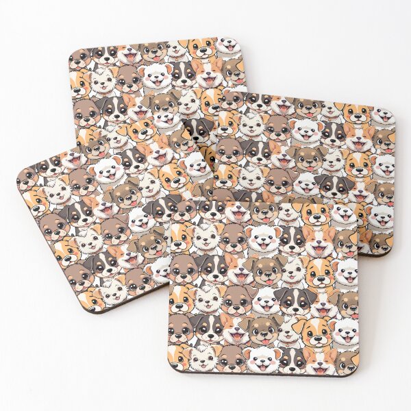 Item preview, Cute Cartoon Puppy Dogs Pattern designed and sold by PawVista.