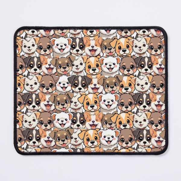 Item preview, Cute Cartoon Puppy Dogs Pattern designed and sold by PawVista.