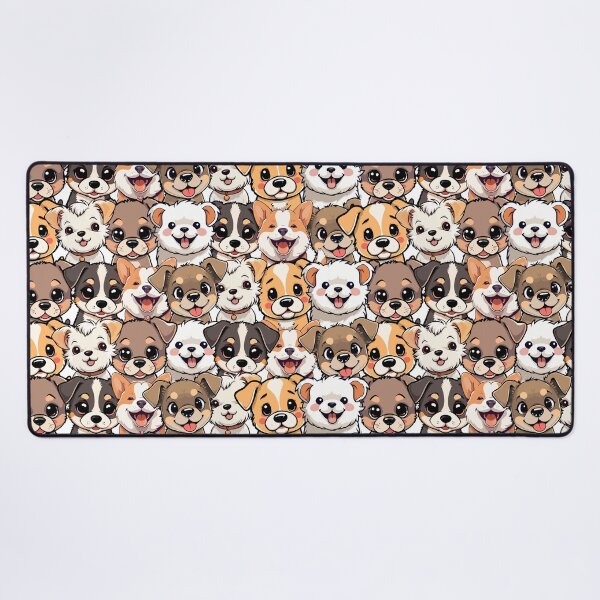 Item preview, Cute Cartoon Puppy Dogs Pattern designed and sold by PawVista.