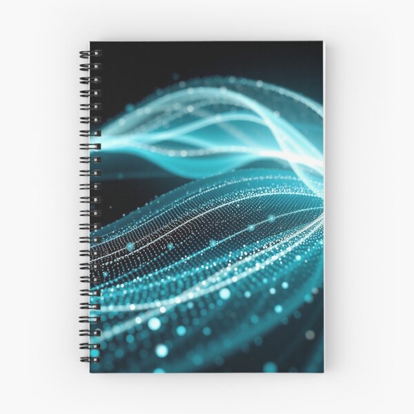 Item preview,  Luminous White Wave Burst Abstract Digital Artwork designed and sold by IntelliMindDesigns.
