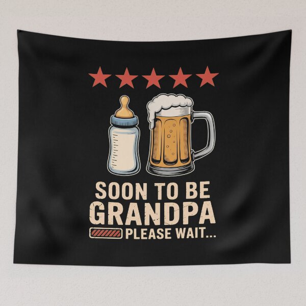 Item preview, Soon To Be Grandpa Please Wait Loading  designed and sold by SketchyCrew.