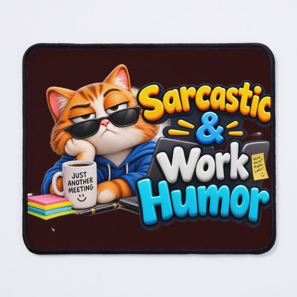 Item preview, Sarcastic & Work Humor Funny Office Cat 3D designed and sold by MR4me.