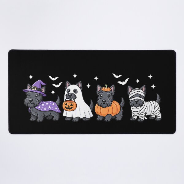 Item preview, Scottish Terrier Halloween Cute Dog Witch Ghost Pumpkin designed and sold by SuziLope.