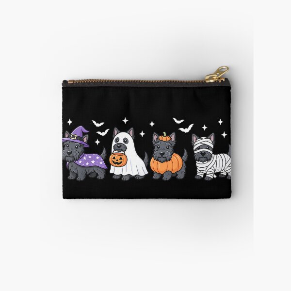 Item preview, Scottish Terrier Halloween Cute Dog Witch Ghost Pumpkin designed and sold by SuziLope.