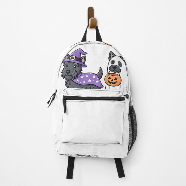 Item preview, Scottish Terrier Halloween Cute Dog Witch Ghost Pumpkin designed and sold by SuziLope.