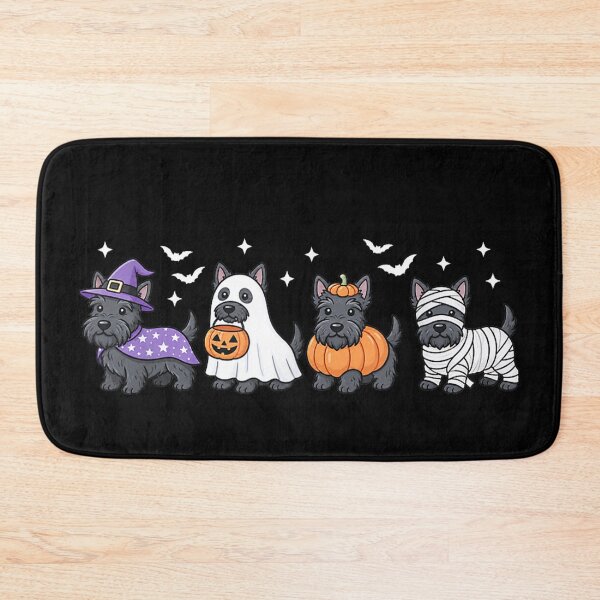 Item preview, Scottish Terrier Halloween Cute Dog Witch Ghost Pumpkin designed and sold by SuziLope.