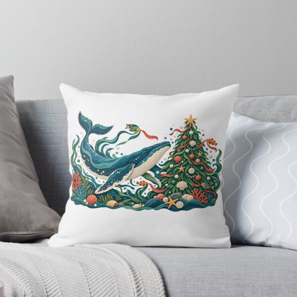 Item preview, Whale Underwater Seaweed Christmas Tree designed and sold by SiripornSeaynng.
