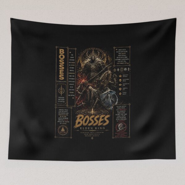 Item preview, Elden Ring Bosses Dark Fantasy Poster designed and sold by PrestonChild.