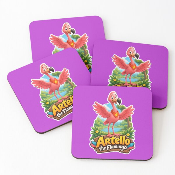 Item preview, Artello the Flamingo (Arthur, Art, and Artie) collection designed and sold by TheFatherOfArt.