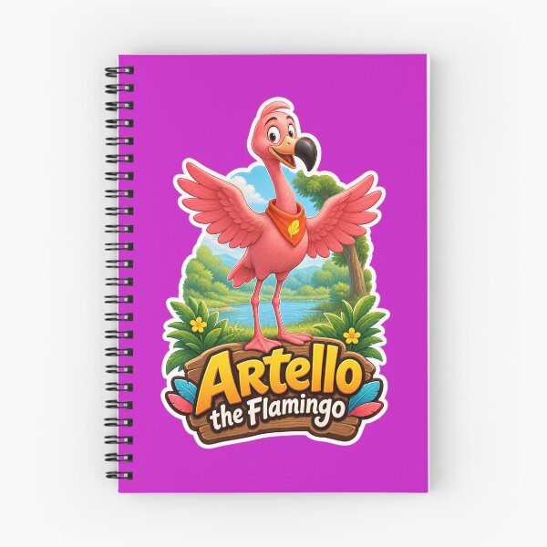 Item preview, Artello the Flamingo (Arthur, Art, and Artie) collection designed and sold by TheFatherOfArt.