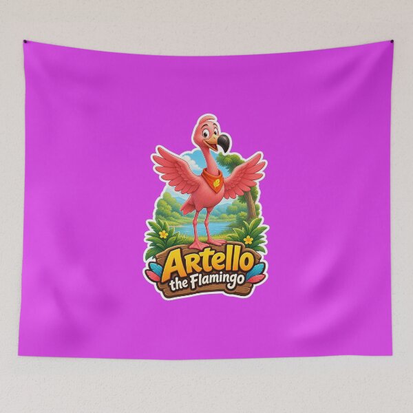 Item preview, Artello the Flamingo (Arthur, Art, and Artie) collection designed and sold by TheFatherOfArt.