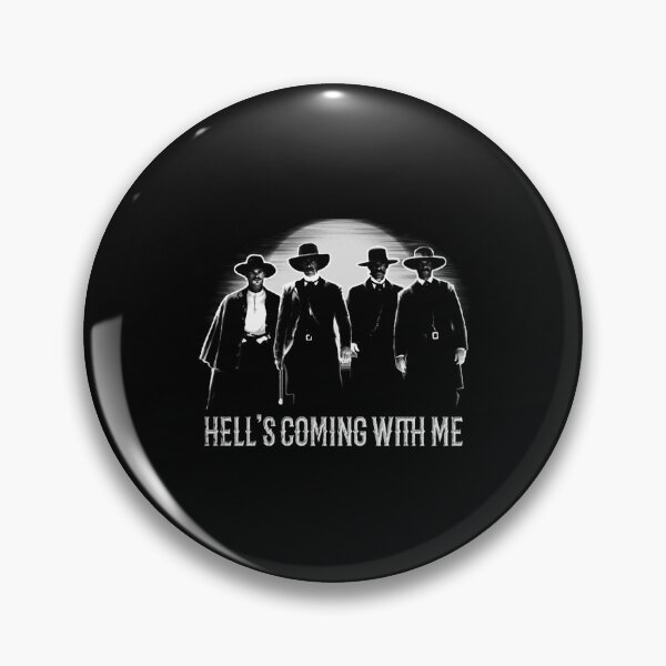 Item preview, Hells Coming With Me Tombstone Western Cowboy Art designed and sold by jendessonggeng.