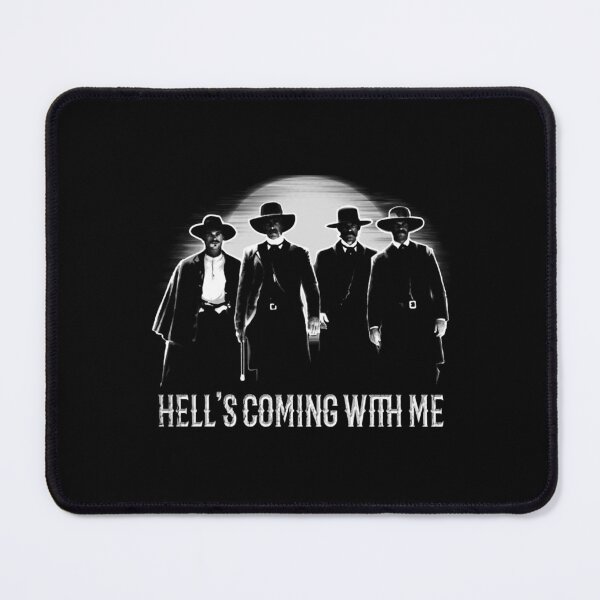 Item preview, Hells Coming With Me Tombstone Western Cowboy Art designed and sold by jendessonggeng.