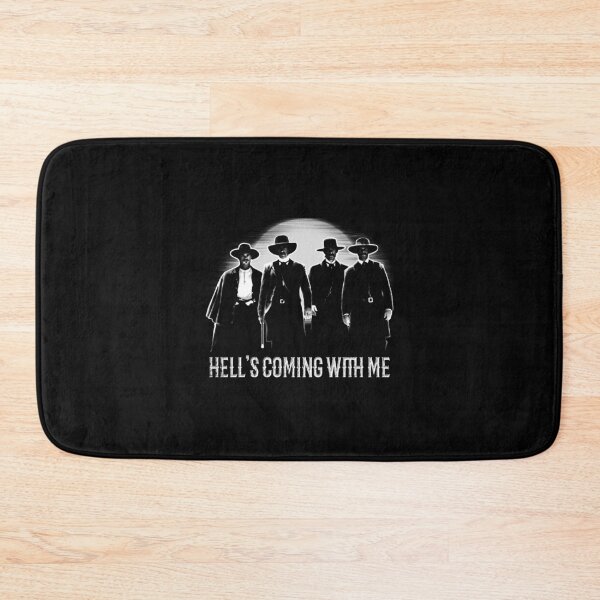 Item preview, Hells Coming With Me Tombstone Western Cowboy Art designed and sold by jendessonggeng.