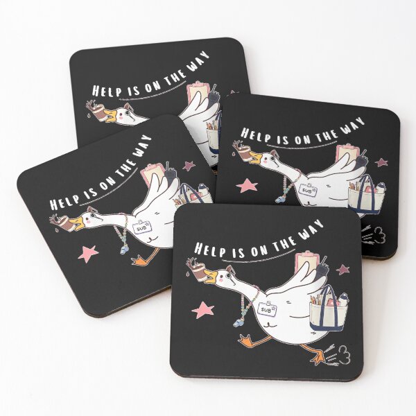 Item preview, Women's Help is On The Way Funny Substitute Teacher Goose Coffee designed and sold by SuziLope.