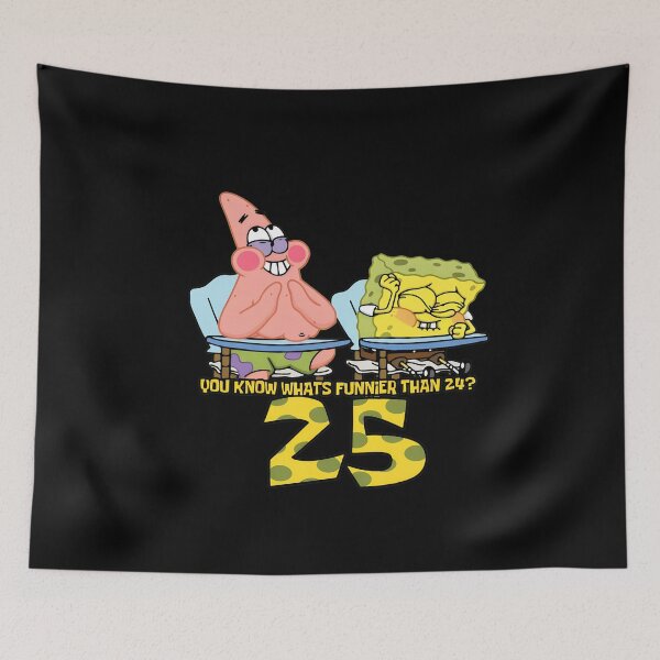 Item preview, Bob Esponja 25 Cumpleaños Divertidos Patricio Estrella designed and sold by SketchyCrew.