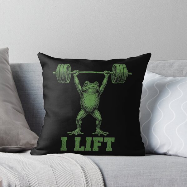 Item preview, Gym Frog Workout Funny I Lift designed and sold by SuziLope.