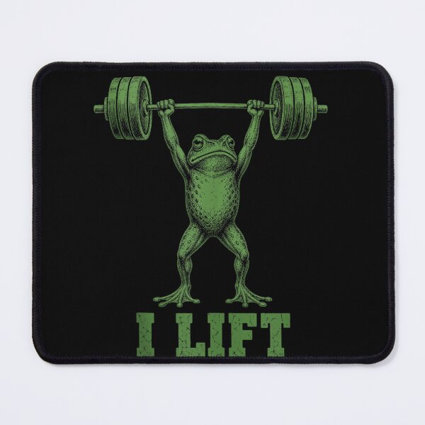 Item preview, Gym Frog Workout Funny I Lift designed and sold by SuziLope.
