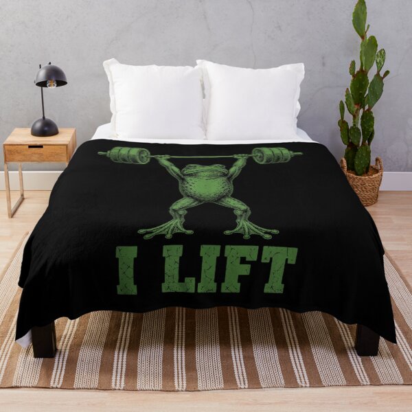 Item preview, Gym Frog Workout Funny I Lift designed and sold by SuziLope.