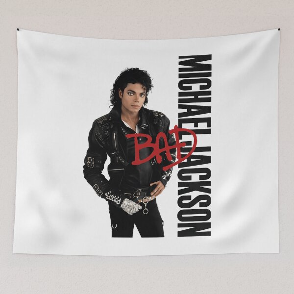 Item preview, King Of Pop Red Portrait Fan Art designed and sold by HamzaZemharir.