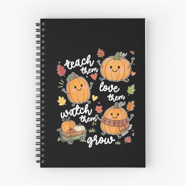 Item preview, Teach Them Love Them Watch Them Grow Pumpkin Fall Teacher  designed and sold by DogoMalulu.