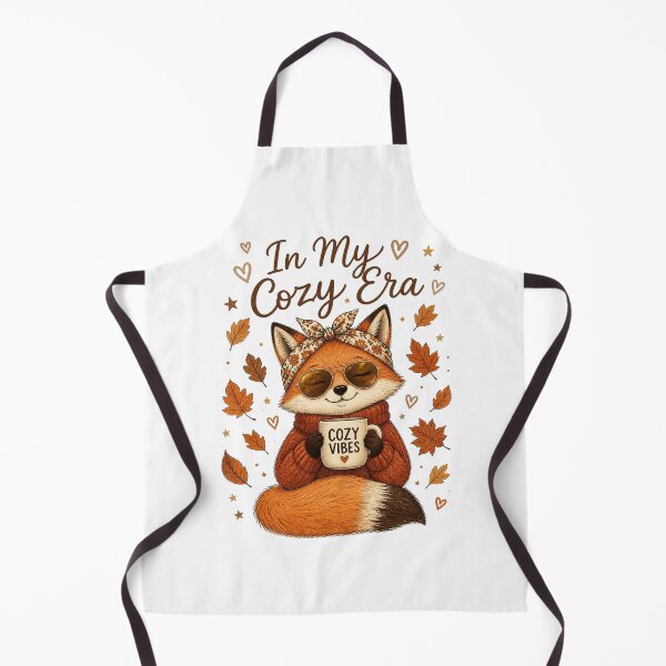 Item preview, In My Cozy Era Fox Cute Autumn Cottagecore Aesthetic designed and sold by FestivityFinds.