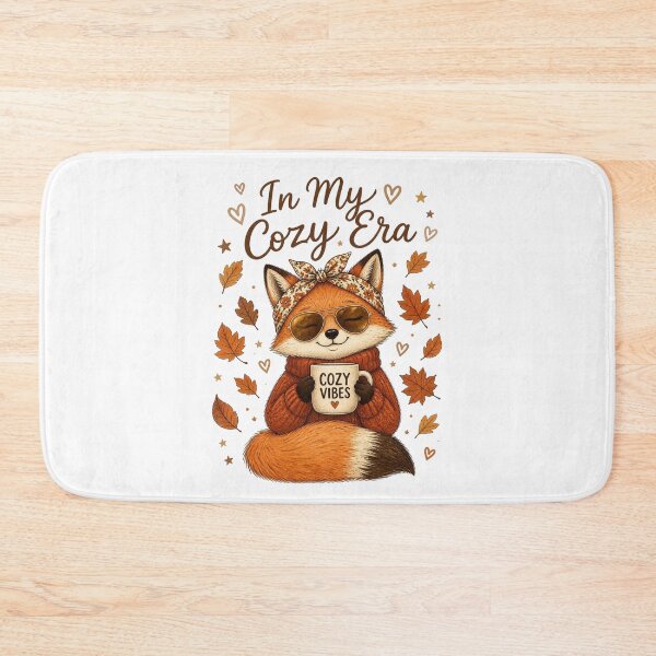 Item preview, In My Cozy Era Fox  Cute Autumn Cottagecore Aesthetic designed and sold by FestivityFinds.