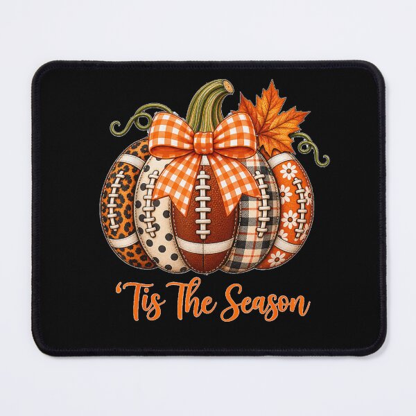 Item preview, Tis The Season Cozy Autumn Pumpkin Football Game Day designed and sold by DogoMalulu.