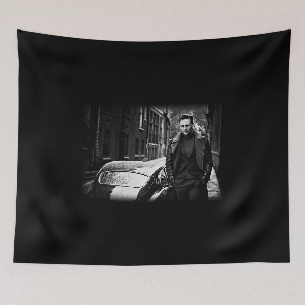 Item preview, Tom Hiddleston Noir Style Urban Trench Coat Art designed and sold by jendessonggeng.
