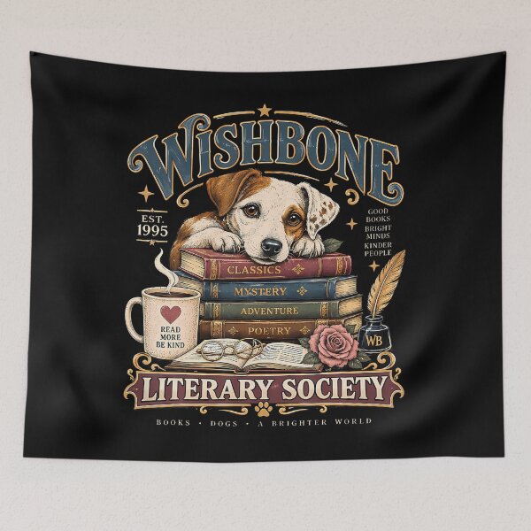 Item preview, Wishbone Literary Society designed and sold by Tomtomatos.