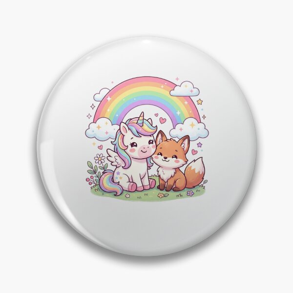 Item preview, Cute Unicorn and Fox designed and sold by naragon4289.