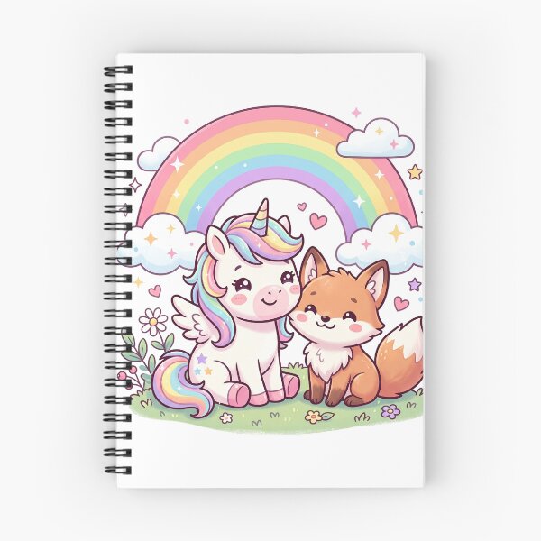 Item preview, Cute Unicorn and Fox designed and sold by naragon4289.