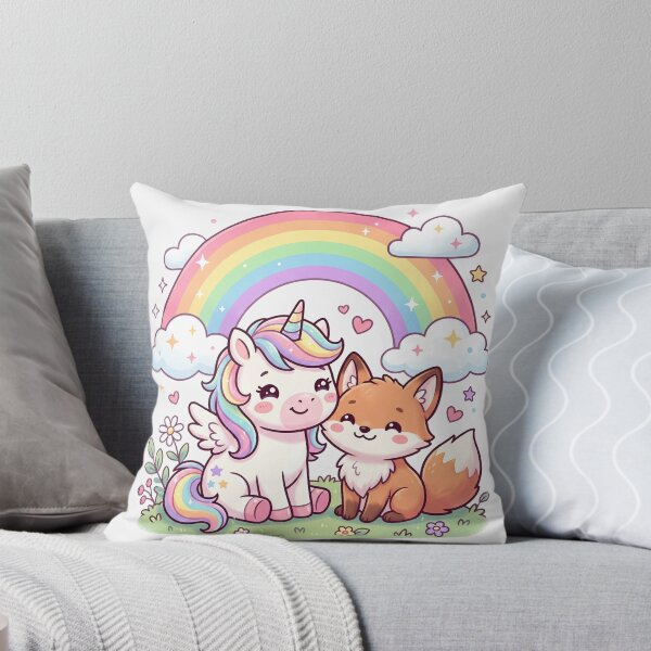 Item preview, Cute Unicorn and Fox designed and sold by naragon4289.