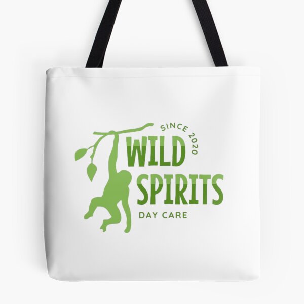 Item preview, Wild Spirits Day Care Monkey Logo – Green Jungle Design designed and sold by MindMess Studio.