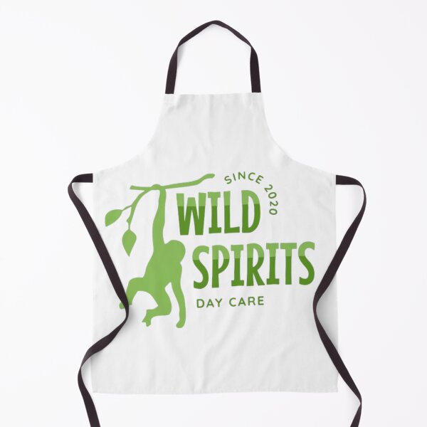 Item preview, Wild Spirits Day Care Monkey Logo – Green Jungle Design designed and sold by MindMess Studio.